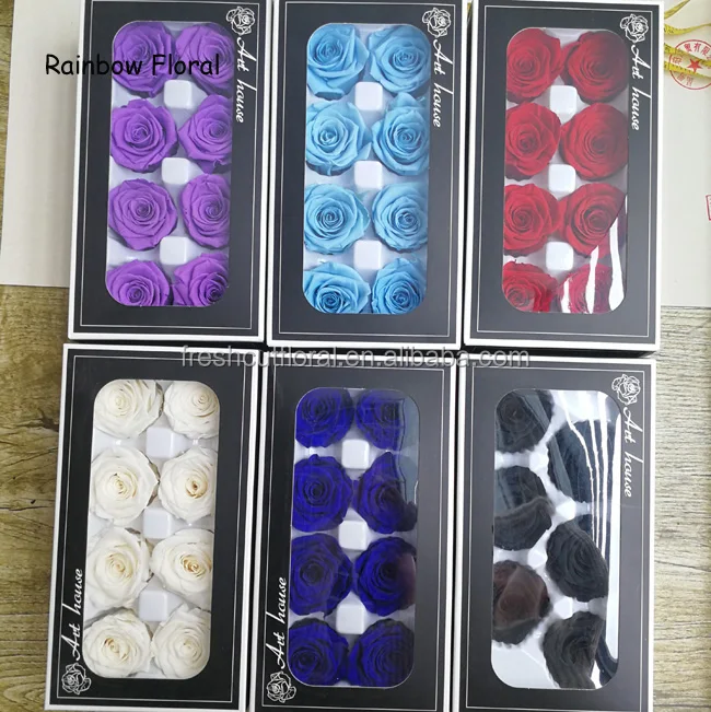 A grade preserved rose 4-5cm fresh and natural stabilized eternal rose flower on sale