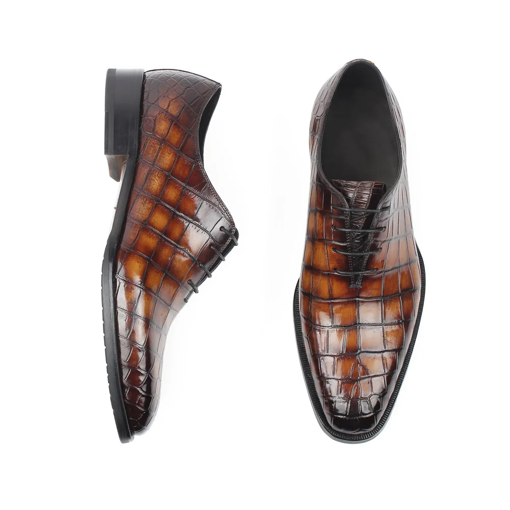 Vikeduo частная торговая марка, производители обуви, оптовая продажа крокодиловой натуральной кожи, мужская обувь