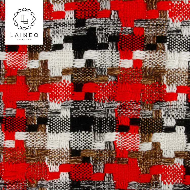 2018 Высокое качество шерсти и акрила итальянского твида ткань