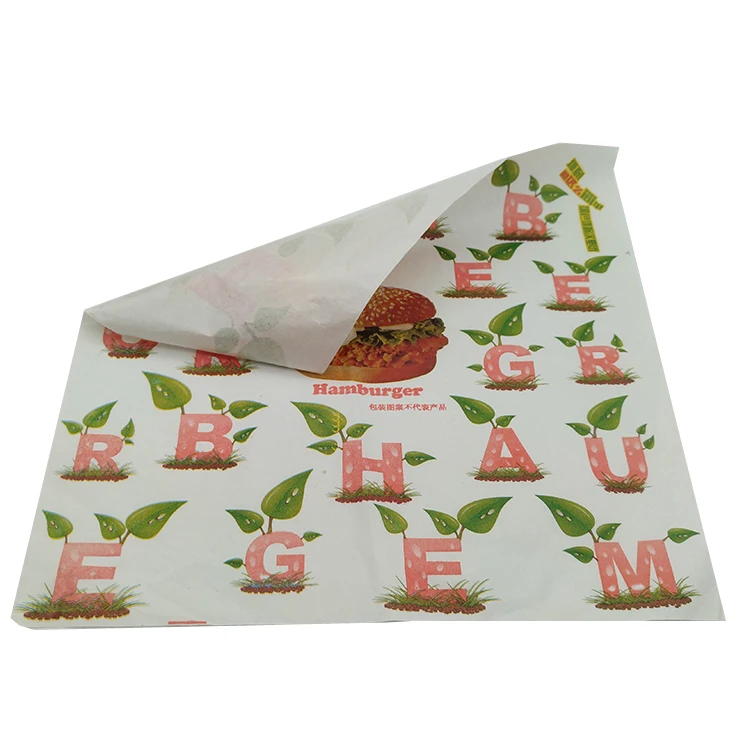 
Colorful Print Factory Customized China Printing Manufacture customized wax paper food packaging 