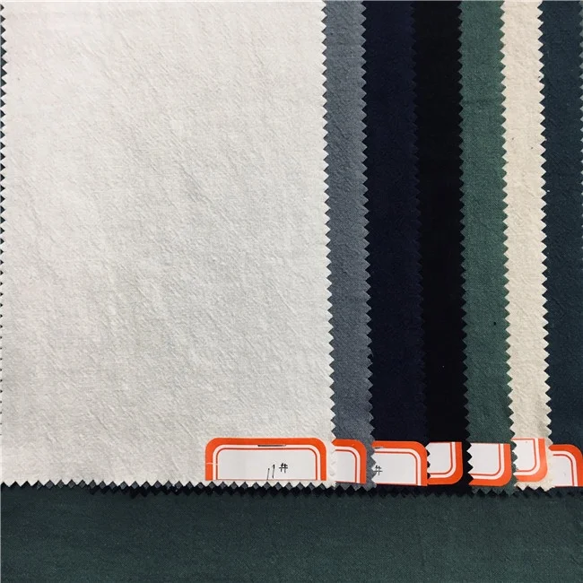 Льняная льняная хлопковая ткань для женщин платья