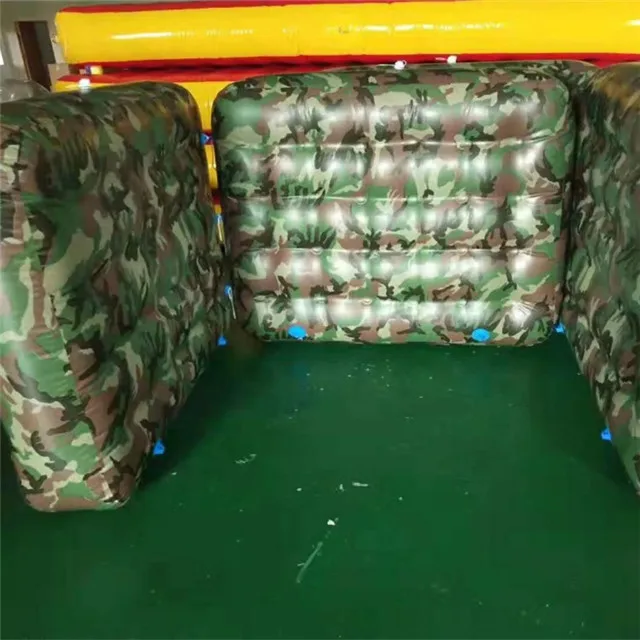 outdoor sports Airsoft speedball Paintball Bunkers Wall Barriers Set China Inflatable Bunker for sale
