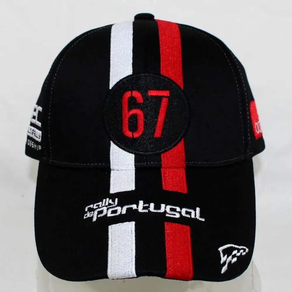 
Rally Portugal #67 Racing Embroidery Baseball Cap Black Color Sports Cap 