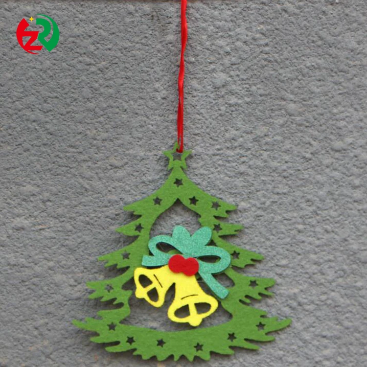 
2019 New Arrival Christmas Wall Decorations Handmade Wool Felt Craft Shapes 