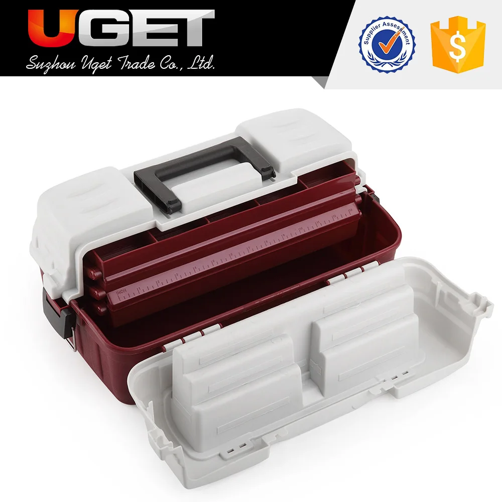 
Multi-functional plastic fishing tackle box portable 