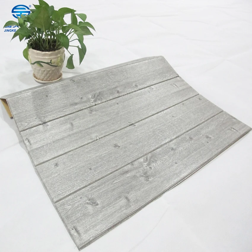 Moden wood 3D wall paper XPE foam/self adhesive wall decoration sticker/3D foam wall paper