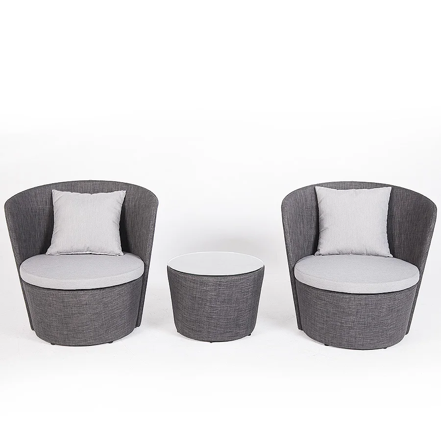 KT Outdoor patio Contract Commercial  Garden Furniture chair set for hotel restaurant designer