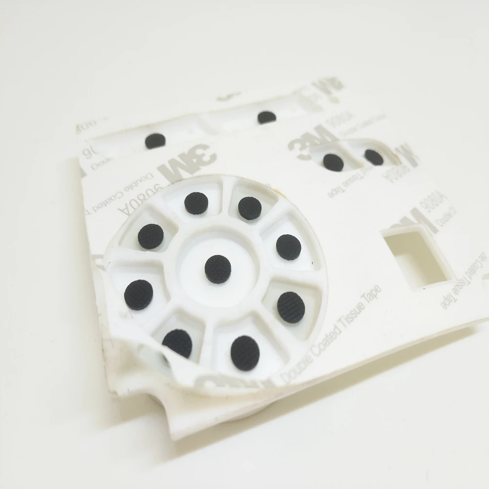 Customized Injection Molded Silicone Conductive Rubber Keypad With Color Key And Printing Based On 3D Drawing