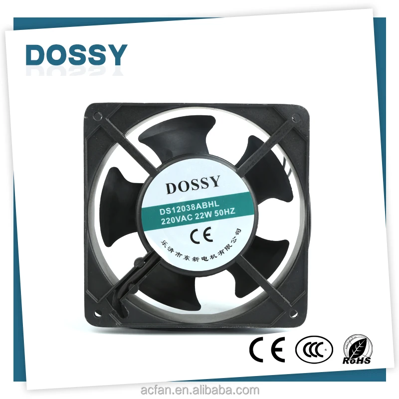 AC Вентилятор Охлаждения 220 В Шарикоподшипник AC Осевой Вентилятор