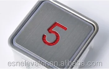 sign red elevator push button lock switch