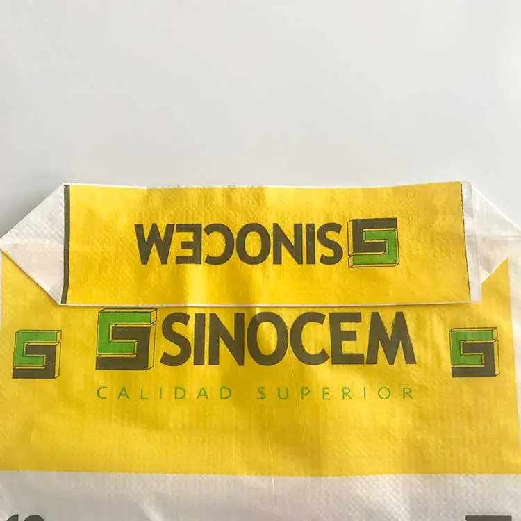 EGP Customized 25kg/50kg Logo Printed PP Woven Valve Cement Bags Waterproof Square Bottom Chemical Industry Packaging Open