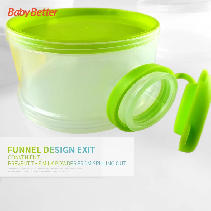 
BPA Free Plastic Baby Food Milk Storage Baby Feeding Case 3 Layers Milk Boxes Container 