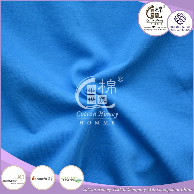 Оптовая Продажа High End 100% чесаный хлопок, трикотажное полотно рулонов