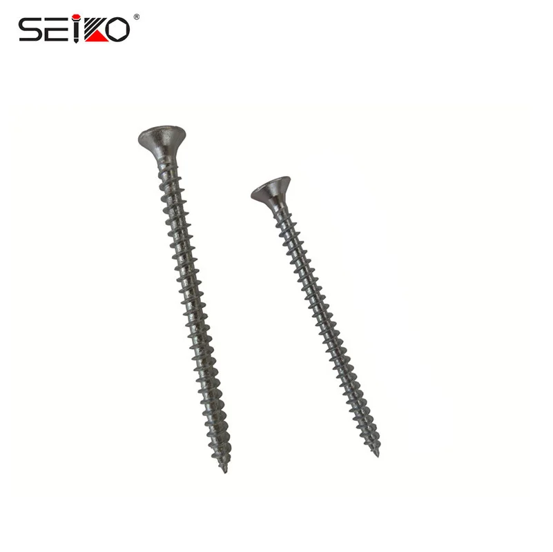 Chipboard Wood Screw Double Flat Head Self Tapping Chipboard Screw