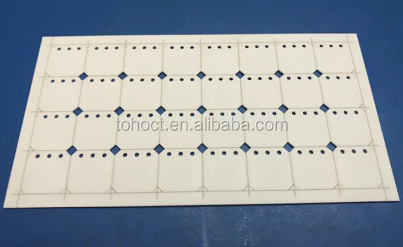 95---99.9%Al2O3 alumina white color ceramic hole plate