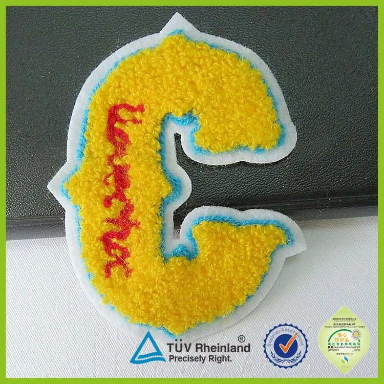 Factory Customized Chenille Towel Embroidery