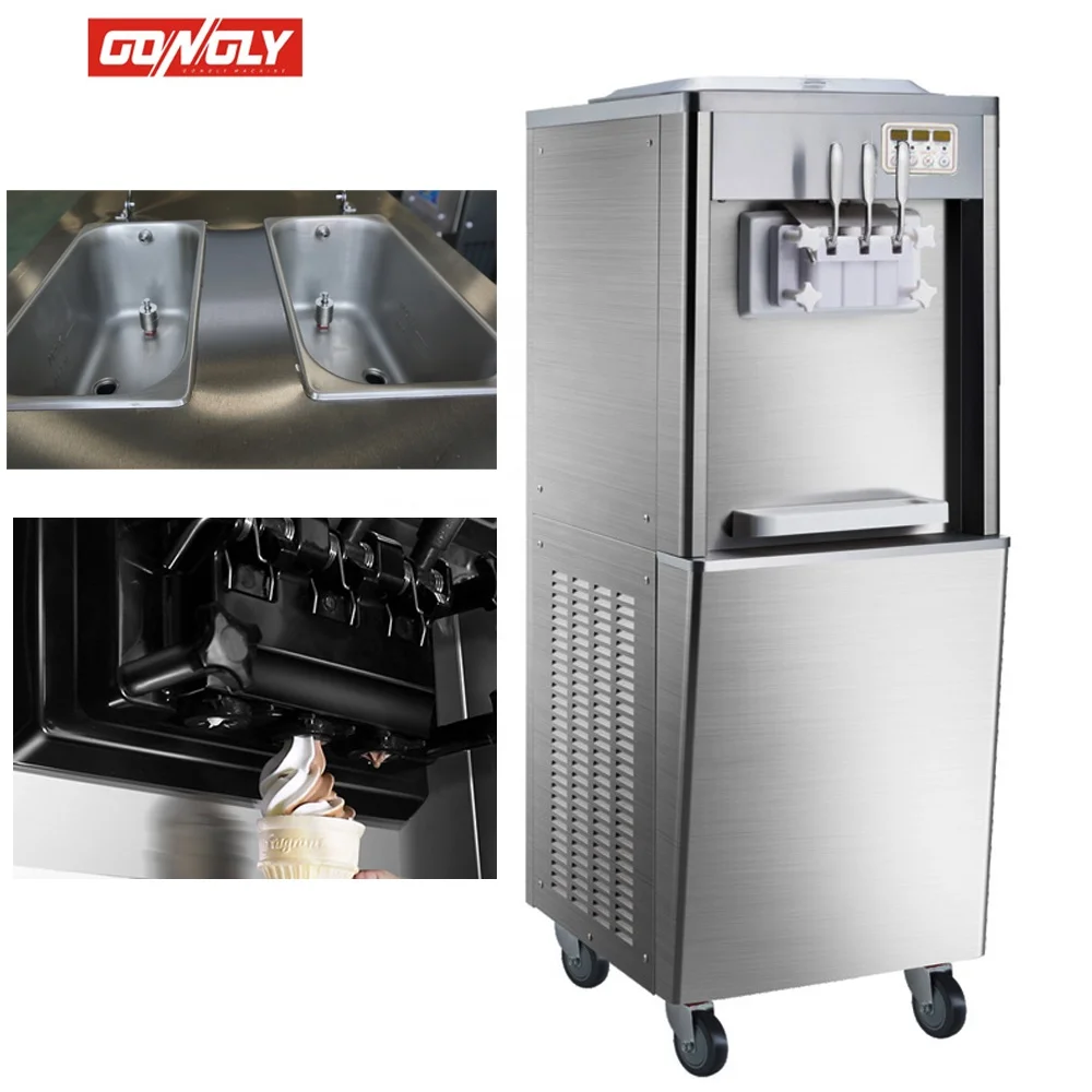 Commercial Soft Serve Ice Cream Freezer / Frozen Yogurt Machine Prices/ Italian Cheap Ice cream Machines