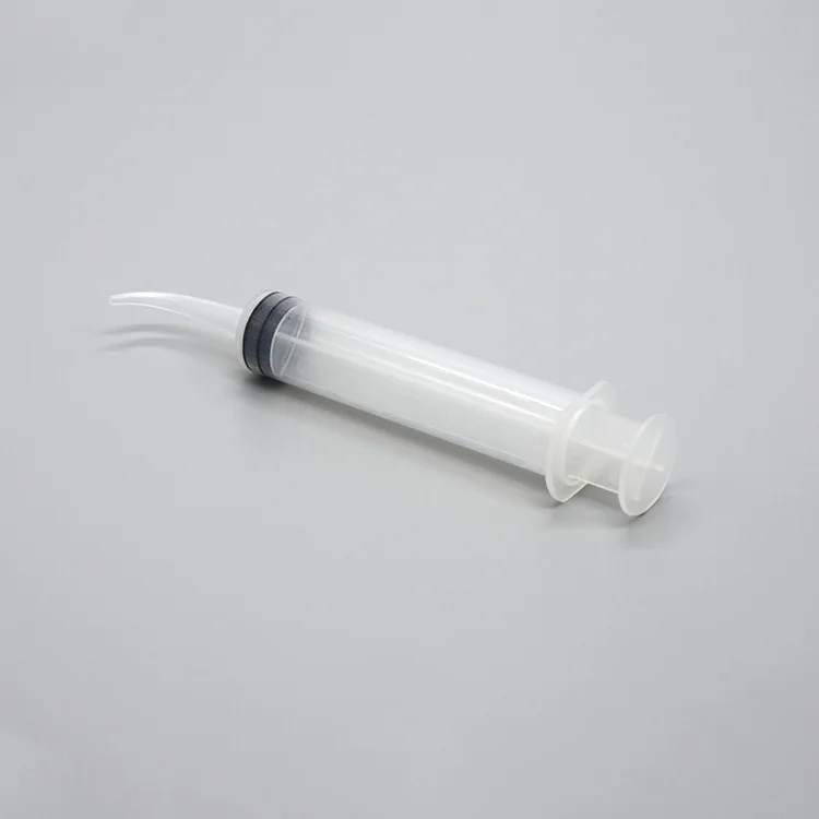 
Disposable plastic curved tip syringe dental syringe 