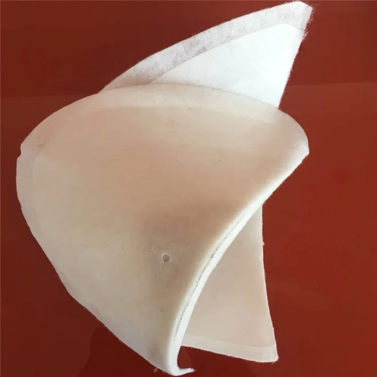 Горячая оптовая продажа мягкая губка Мода ПЭТ Материал Нетканые Ткани подплечники для женщин мужские костюмы и платье одежды