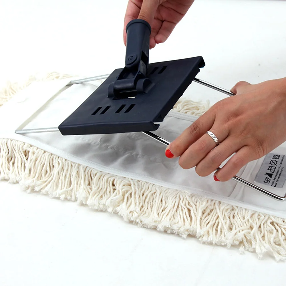 Household supplies 360 Degree Rotation Cotton Yarn Flat Floor Cleaning Mop