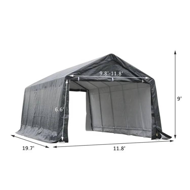 10 x 10 ,10 x 12,10 x 20 foot outdoor portable waterproof  Steel garage carport  car shelter car canopy