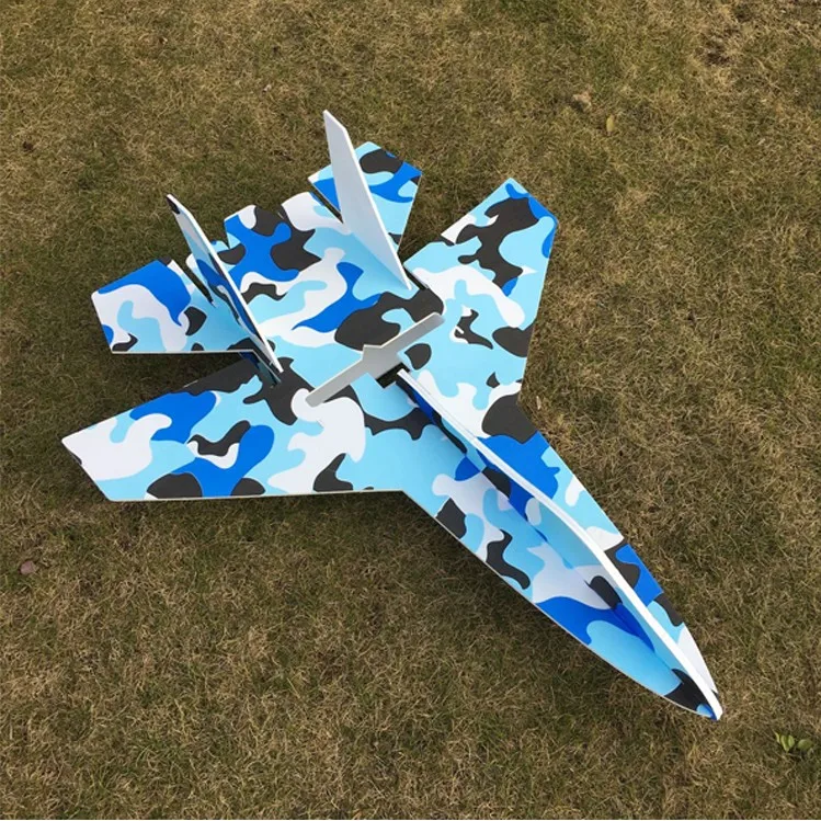 
Amazon Hot Selling RTF su-27 diy flanker rc airplane KT paper aircraft professional 