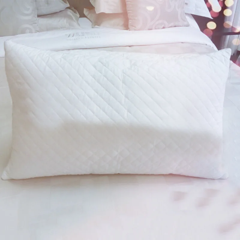 Wholesale hotel supply high quality goose down feather proof soft pillow insert