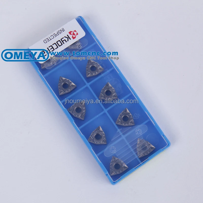 100% original Kyocera brand good quality tungsten carbide insert VBGW160408