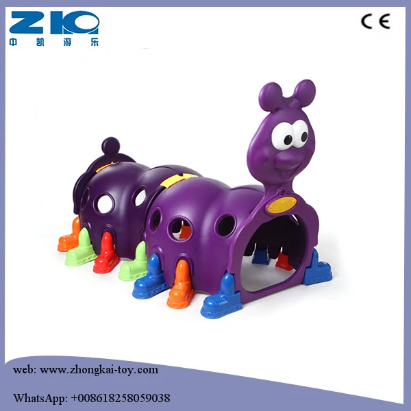 Newest Kids Indoor Playground Equipment Caterpillars Crawling Tunnel Kids Outdoor Play Tunnel