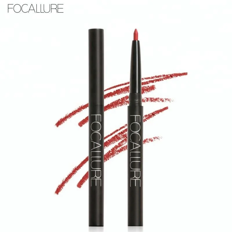 
Focallure High Quality Daily Use Smoothly Matte Multi-Colored Plastic Material Lip Pencil Liner 