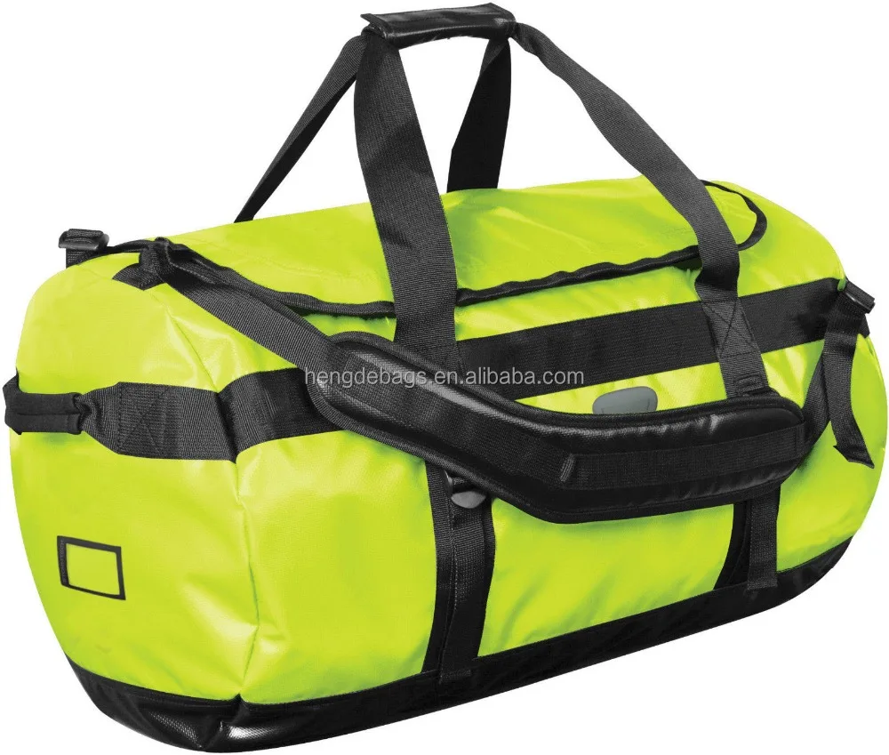 Travel Camping Hiking Colorful 500D PVC Tarpaulin Waterproof Travel Bag Duffle Bag