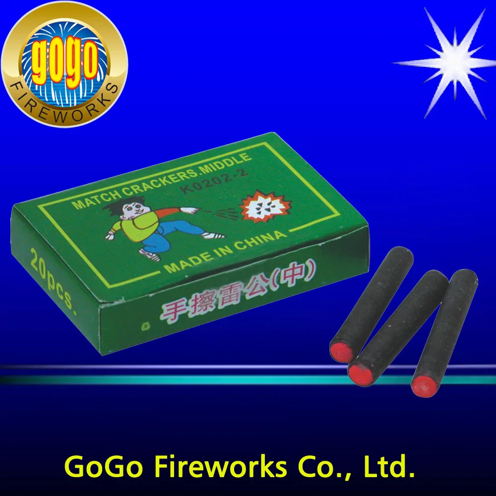 K0202-2 2#2 Bangs match crackers christmas firecrackers lucky fireworks packing in 50/10/20