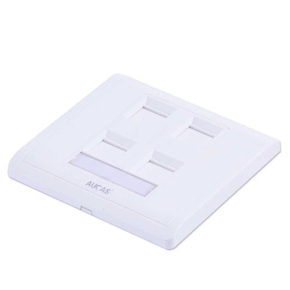 Aucas RJ45 86 Тип сетевая коммуникационная Лицевая панель 4 порта