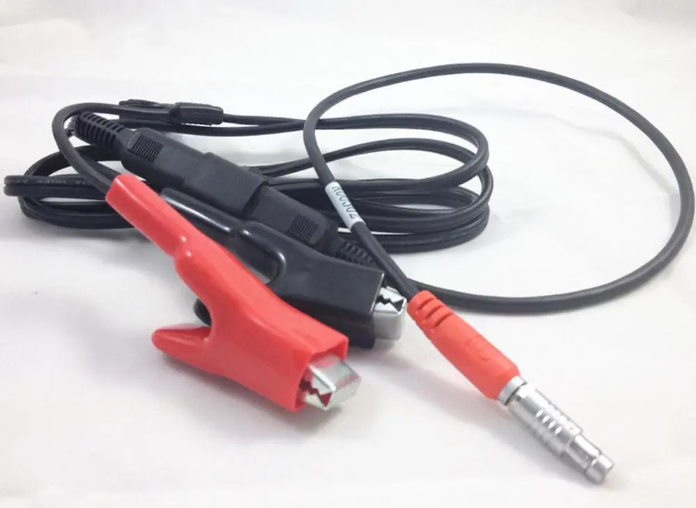 
External Power Cable with alligator clips for Topcon GPS HiPer or HiPer Lite 