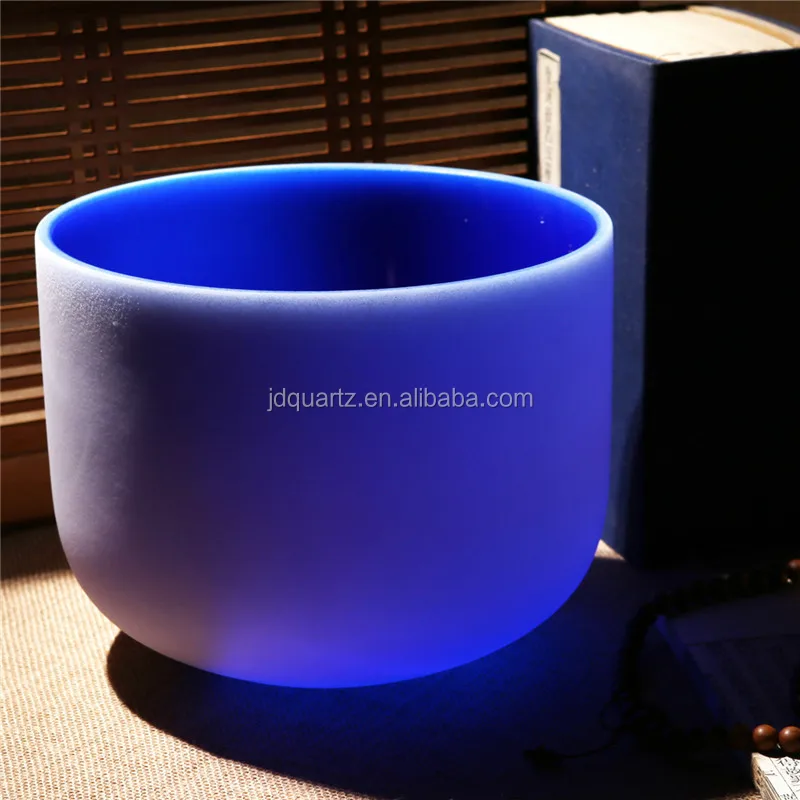 JINGDIAN Chakra set Sound Healing Quartz Crystal Singing Bowl