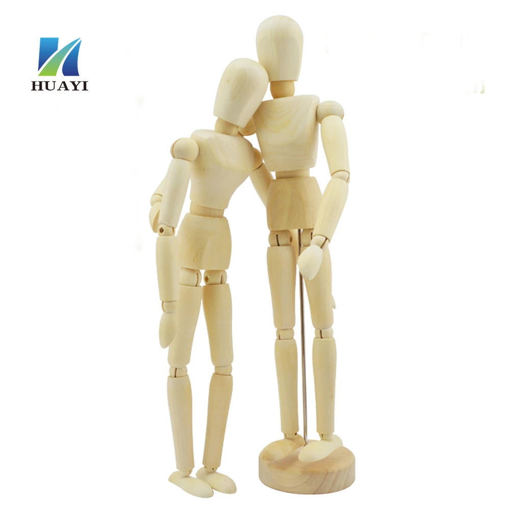 high quality Wooden  Male Mannequin adjustable wooden mannequin birch beech