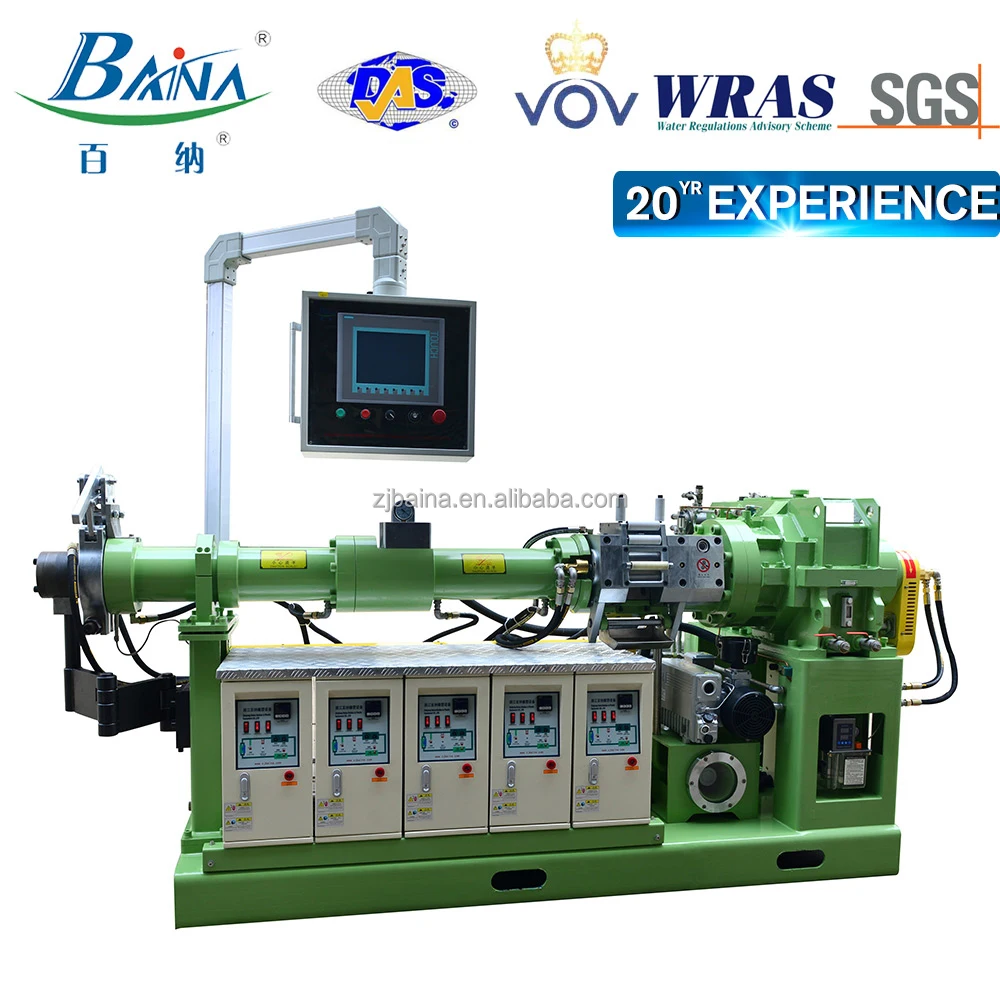 
Professional manufacturer 90vacuum cold-feeding extruder rubber continuous vulcanizing extrusion line rubber extruder machine 