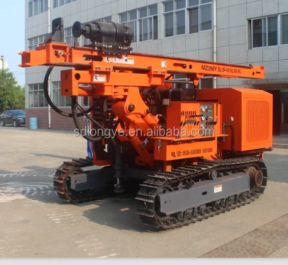 mountain solar ramming piling machine MZ398Y