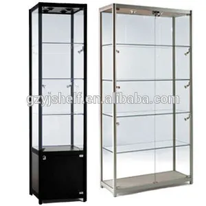 bulletproof glass showcase/glass cabinet