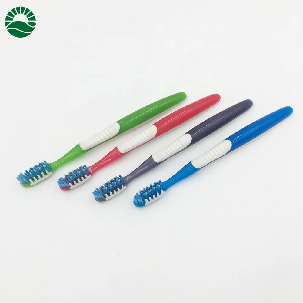 
Big size handle across nylon bristle adult toothbrush from China toothbrush factory 