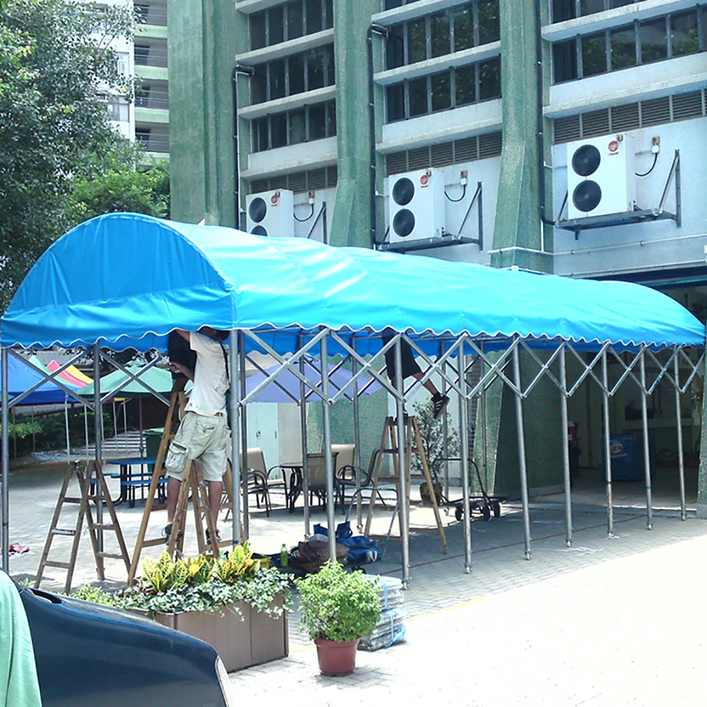 Pull Waterproof Telescopic Folding Retractable Tunnels Tents Customized for Restaurants