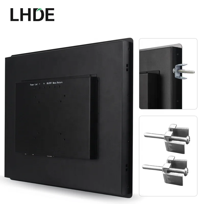 Aluminum metal case  waterproof 8 inch 4:3 screen  TFT LCD lcd monitor touch screen panel