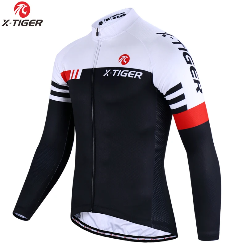 
X-TIGER Quick-Dry Cycling Jerseys Autumn Mountain Bicycle Cycling Clothing Breathable Sportswear Racing Bike Cycling Clothes 