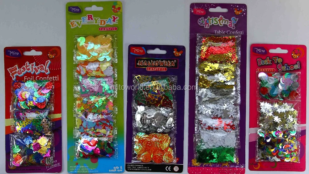 Металлические конфетти из ПВХ 2 унции оптом