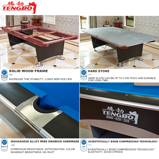 Высококачественный профессиональный бильярдный стол из натурального шифера 8 футов 9 футов Многофункциональный бильярдный стол 2 в 1 для пинг-понга