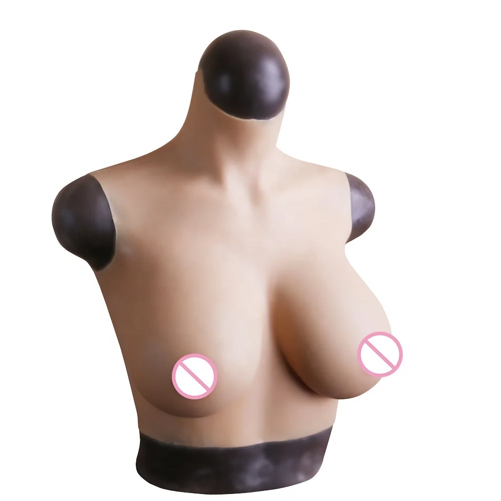 2019 NEW E -Cup Half Body Trandsgender Tits Crossdresser Breast Plate Breast Form Boobs
