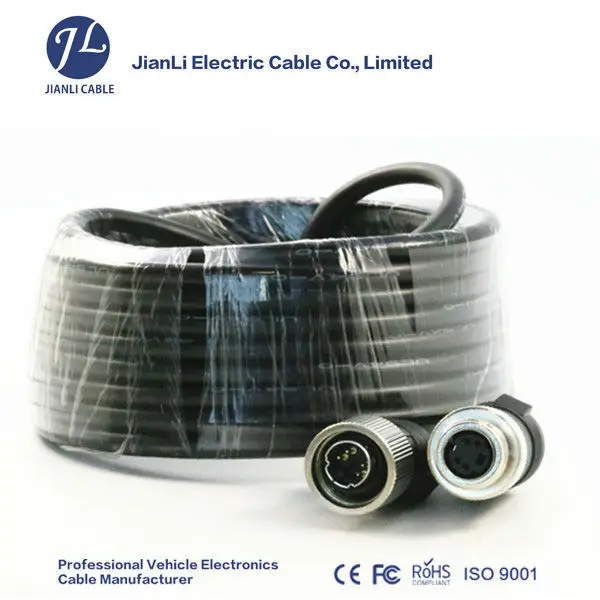 4 Pin Mini DIN разъем питания с кабелем для резервируя камеру