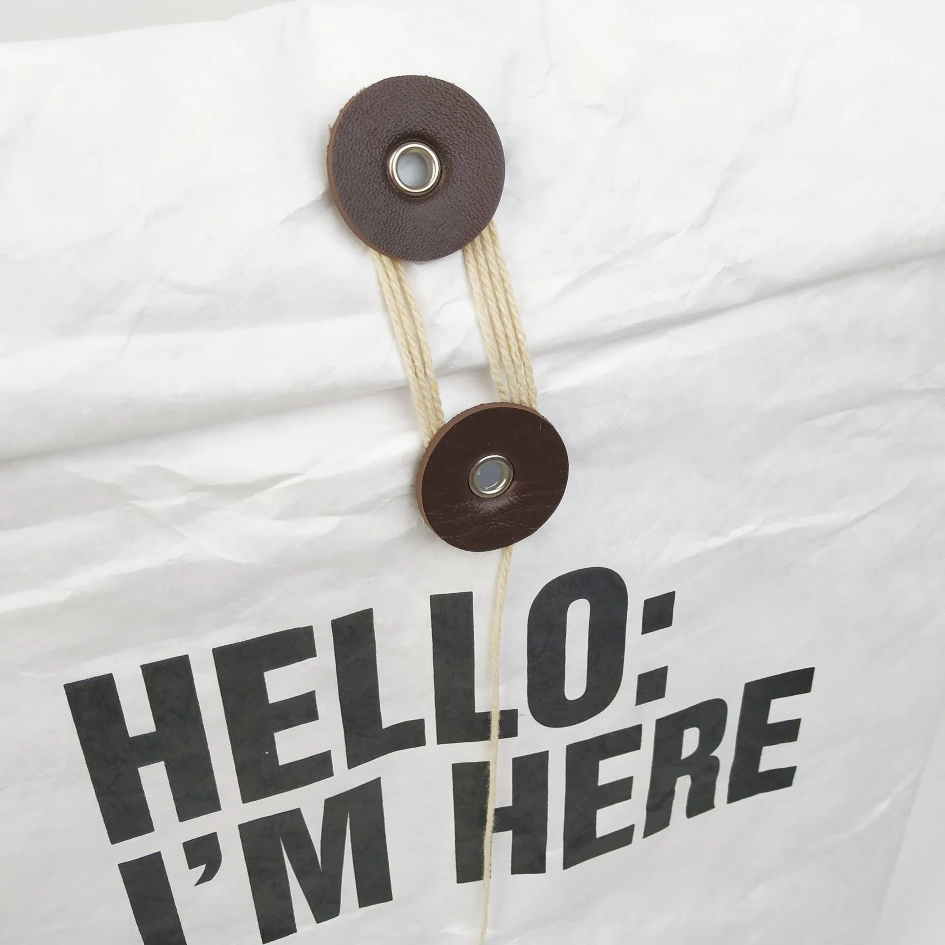 New design custom insulated kraft paper waterproof tyvek paper insulated cooler bag