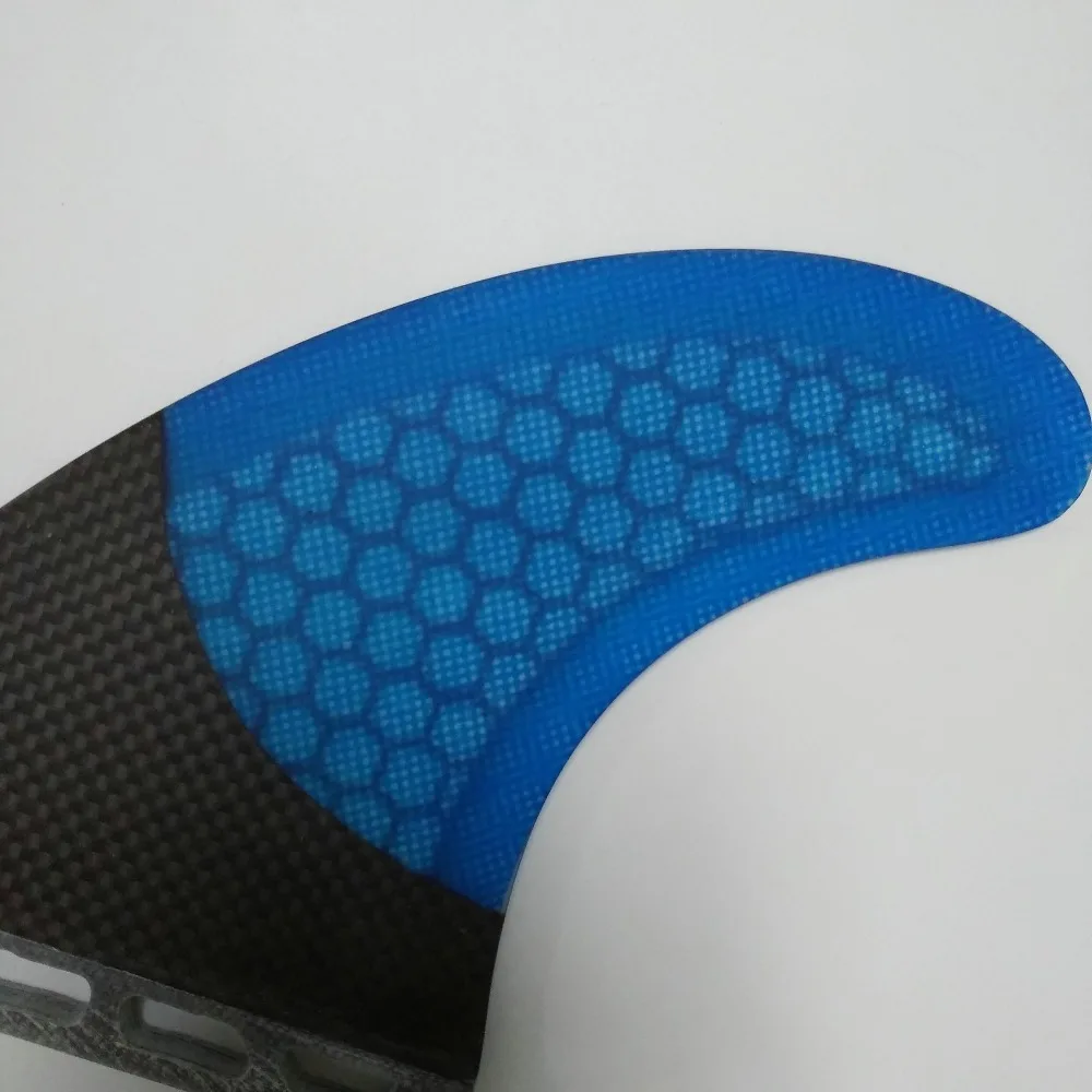 Single Tab Compatible Surfboard Fins Carbon Fiber Base Surf Fin Thruster Tri Fins Set Up