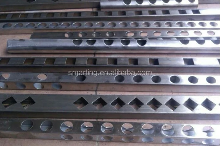 PH-125CNC Automatic hydraulic square pipe hole punching machine with servo feeding